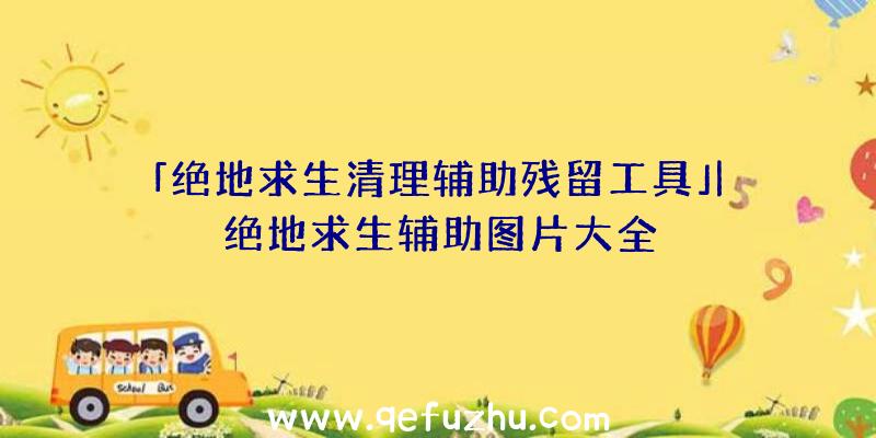 「绝地求生清理辅助残留工具」|绝地求生辅助图片大全